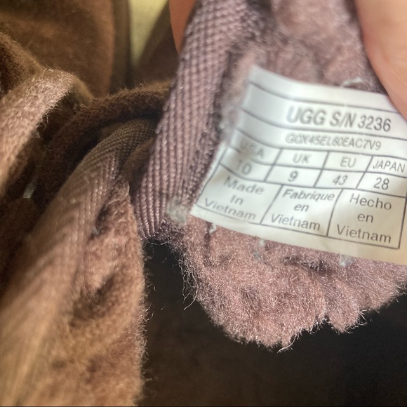 Ugg Chocolate Brown Neumel Boot Mens Size 10 - Picture 15 of 16